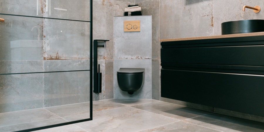 Wordt dit uw nieuwe badkamer in Nieuwleusen? Luxe, moderne bakamer met inloopdouche.